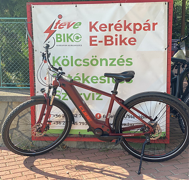 Cube mountainbike EMTB - 28” kerék méret48cm váz méretAlu vázBosch Performance Line rendszer500 Wh bővíthető, integrált akkumulátor1x9 sebességes Shimano Alivio váltásShimano hidraulikus tárcsafékGyárilag kiépített világításGyári kulcsok, töltőÁr: 610.000.-ft