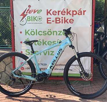 Kellys Tayen 10 eBike - 29" kerék méret"M" váz méretPanasonic rendszer1x9 sebességes Shimano Altus váltásSrsuntour XCM35 első teleszkópShimano hidraulikus tárcsafékMichelin gumikGyári kulcsokkal, töltővel hibátlan állapotban eladóÁr: 499.000.-ft